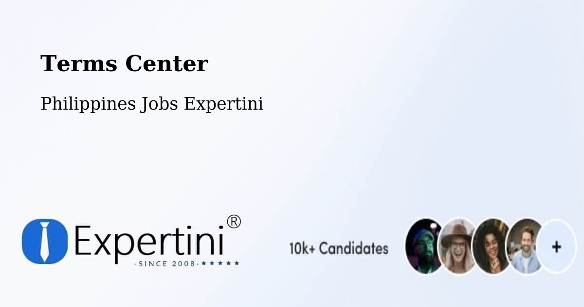 Terms of Service – Kasibu - Philippines Jobs Expertini